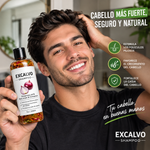 2x1 EXCALVO® – Shampoo Anticaída y Fortalecedor Capilar 🌿