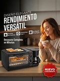 Máquina de Desayuno 3 en 1 Sokany – Cafetera + Mini Horno + Parrilla