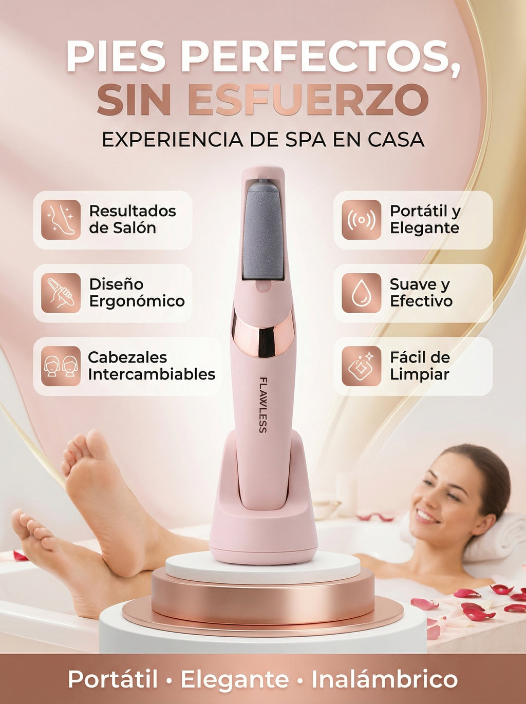 Removedor de Callos Eléctrico para Pedicura