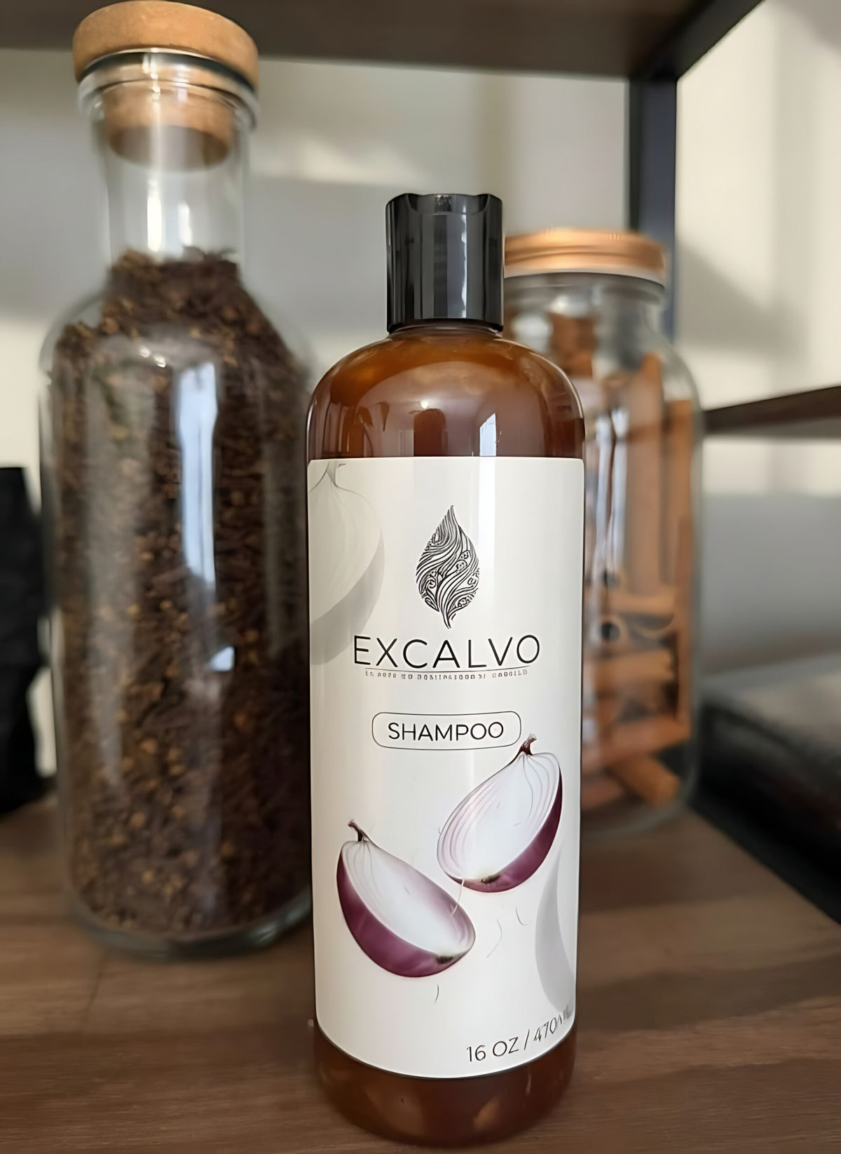 2x1 EXCALVO® – Shampoo Anticaída y Fortalecedor Capilar 🌿